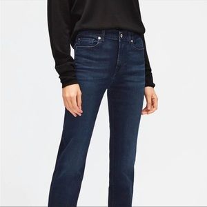 Morgan Straight Leg Raw Hem Jeans